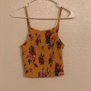 floral crop top